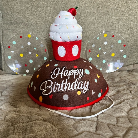 Disney happy birthday ears hat - Picture 1 of 4